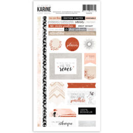 Les Ateliers de Karine - ESPRIT BOHEME Stickers Autocollants