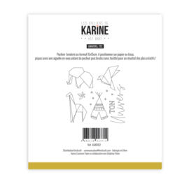 Pochoir Broderie - HEY BABY - Univers Etc - Les Ateliers de Karine 