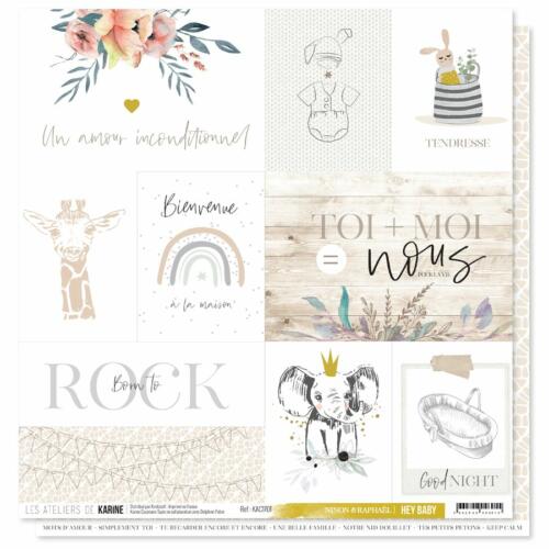 Les Ateliers de Karine - HEY BABY - N°1 Ninon et Raphaél