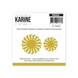 Dies Découpe Les Ateliers de Karine - Matrice de découpe ROSACES Hey Baby