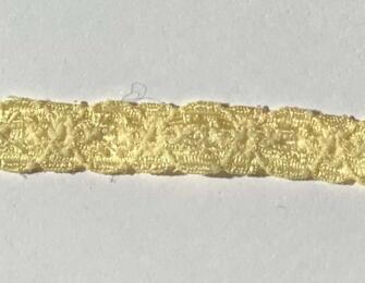 Ruban Dentelle Stretch - JAUNE  1cm (692)