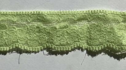 Ruban Dentelle Stretch - VERT PALE 2.5cm (240)