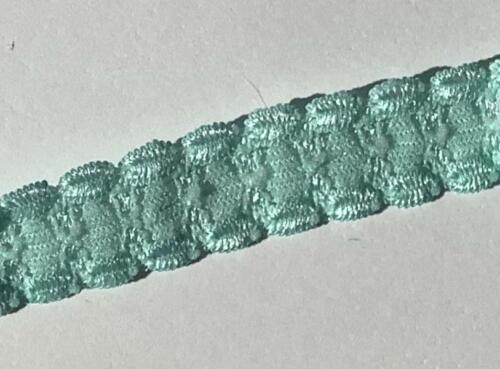 Ruban Dentelle Stretch - BLEU TURQUOISE 1.5cm (612A)