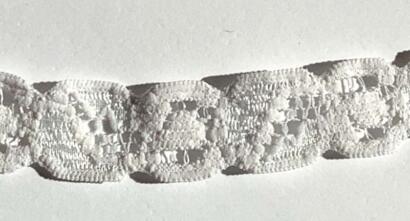 Ruban Dentelle Stretch -GRIS PALE 1.3cm (525)