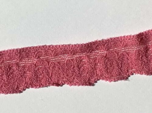 Ruban Dentelle Stretch - FUCHSIA 1.5cm (240)