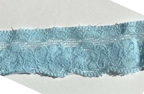 Ruban Dentelle Stretch - BLEU CIEL 2.5cm (240)
