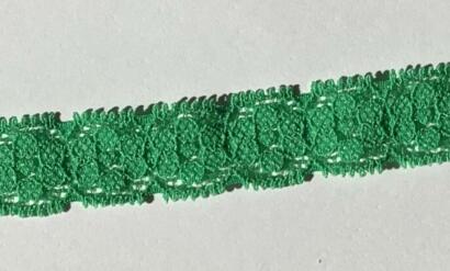 Ruban Dentelle Stretch - VERT 1.5cm (800)