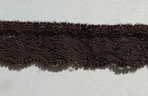 Ruban Dentelle Stretch - BRUN MARRON 2cm (238)