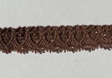Ruban Dentelle Stretch - BRUN  1cm (184)