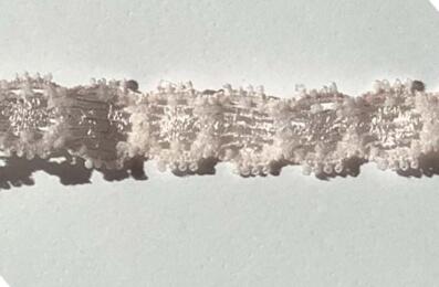 Ruban Dentelle Stretch - ROSE PALE 1cm (438)