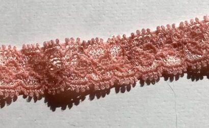 Ruban Dentelle Stretch - PECHE 1.3cm (684)