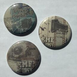 BADGES (x3) - Shooting Photos (Ma Photo Préférée, Zoom sur..)