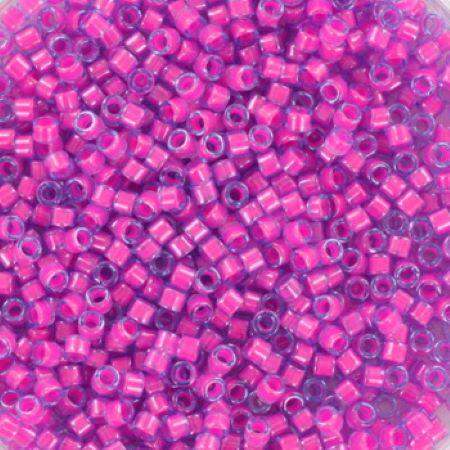 Perles MIYUKI Rose - Delicate 11/0 - N°2049 - Luminous Hot  Pink