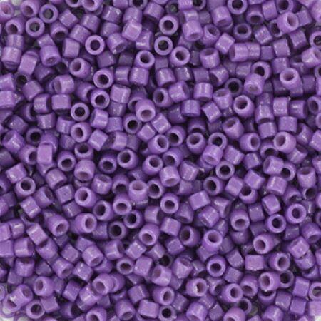 Perles MIYUKI Violet - Delicate 11/0 - N°2140 - Anemone Duracoat Opaque Dyed