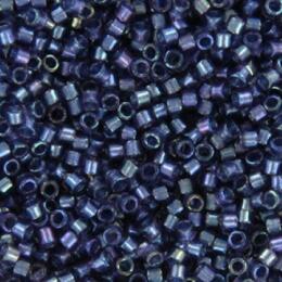 Perles MIYUKI Bleu - Delicate 11/0 - N°2386 - Fancy Lined Night Sky