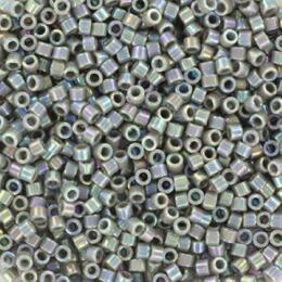 Perles MIYUKI Gris - Delicate 11/0 - N°168 - Opaque AB Gray