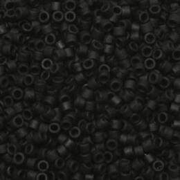 Perles MIYUKI Noir - Delicate 11/0 - N°310 - Black Opaque Matte