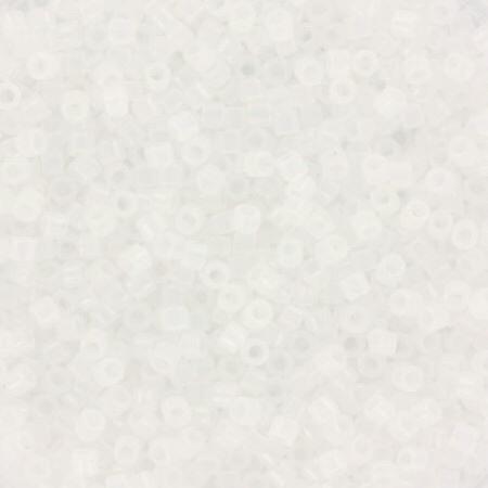 Perles MIYUKI Blanc - Delicate 11/0 - N°220 - White Opal