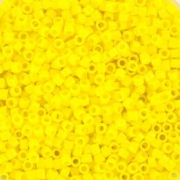 Perles MIYUKI Jaune - Delicate 11/0 - N°1132 - Canary Opaque 
