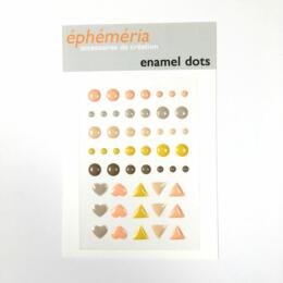 Les Ateliers de Karine - Enamel Dots HEY BABY