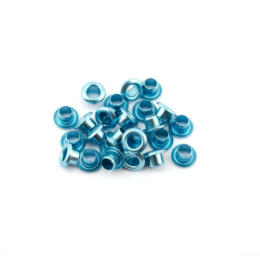 Oeillets 1/8" 5mm (x25)  - Couleur BLEU METAL