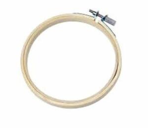 Tambour à Broder en Bois : 20 cm