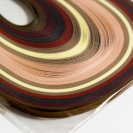 QUILLING - Bandes de Papier BRUN 3mm (x80u)