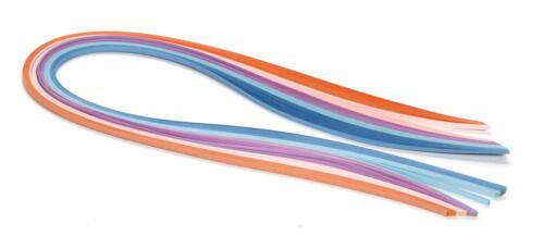 QUILLING - Bandes de Papier ASSORTIMENT PASTEL 3mm (x100u)
