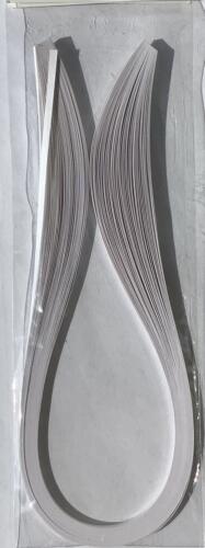 QUILLING - Bandes de Papier BLANC 3mm (x50u)