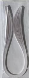 QUILLING - Bandes de Papier BLANC 3mm (x50u)