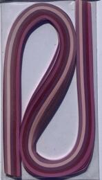 QUILLING - Bandes de Papier ASSORTIMENT PARME 3mm (x100u)