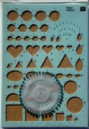 QUILLING - POCHOIR avec PLAQUE EN LIEGE