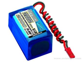 Accu LiFePo 2000 mAh 6.6V Prise RX - LRP