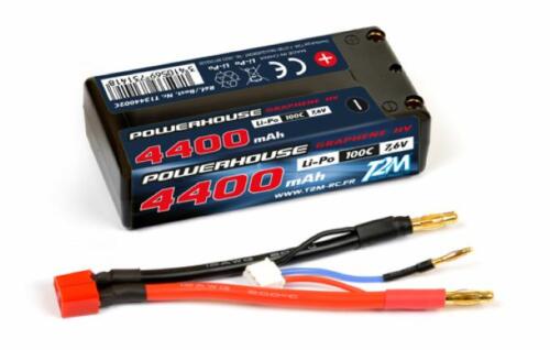 Accu LiPo 4400 mAh 7.6V 2S 100C  - T2M