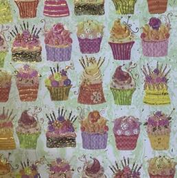 Papier Fantaisie Cartonnage TURNOWSKY - CUPCAKES