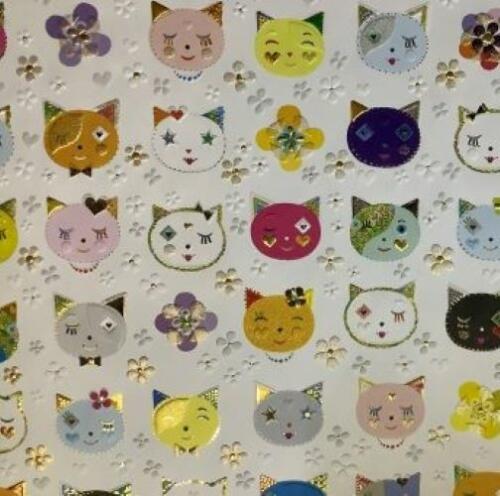 Papier Fantaisie Cartonnage TURNOWSKY - CATS FACES