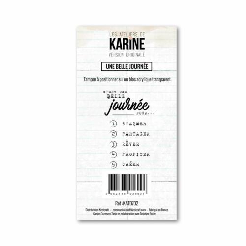 Tampons Clear - Version Originale - UNE BELLE JOURNEE  - Les Ateliers de Karine