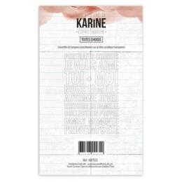 Tampons Clear - Esprit Bohème - TEXTES CHOISIS  - Les Ateliers de Karine