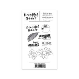 Tampons Clear - BEAUTIFUL SUMMER N°1  - Béatrice Garni