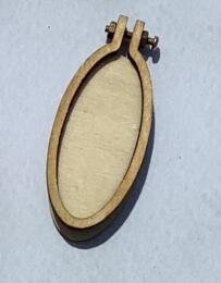 Mini Tambour à Broder - OVAL 20x50mm