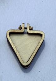 Mini Tambour à Broder - TRIANGLE 35x40mm