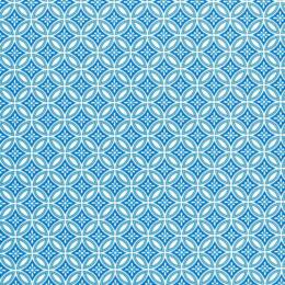 Papier Fantaisie Cartonnage 100% Coton - MIZUKI Ivoire/Bleu