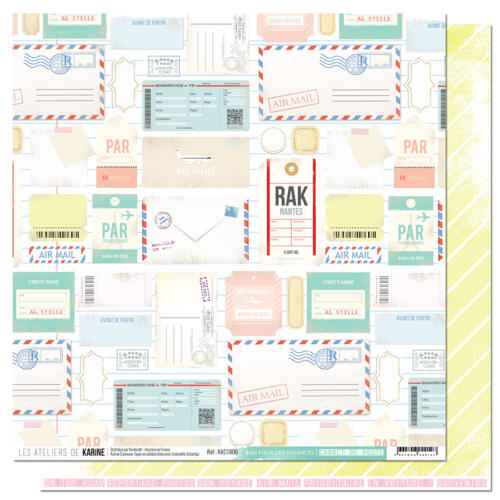 Les Ateliers de Karine - CARNET DE ROUTE - Bon pour les Vacances N°6