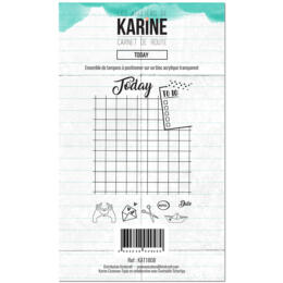 Tampons Clear - Carnet de Route - TODAY  - Les Ateliers de Karine