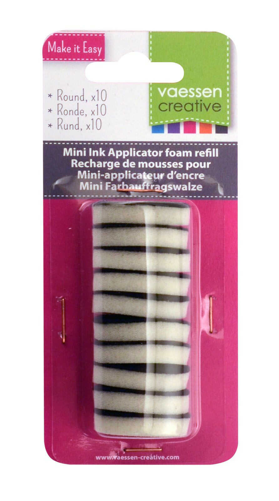 Outil De Mélange De Peinture à L'Encre, Mini Applicateur Rond Pour Mélange De Détrousse, 2 Poignées 4 Éponges Pour Artisanat, Peinture Murale, Restauration, DIY ``` **Explication (non Incluse Dans L