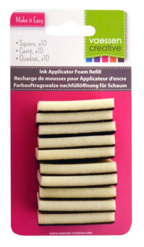 Applicateur Encre - RECHARGE MOUSSE RECTANGLE  (x10)