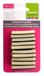 Applicateur Encre - RECHARGE MOUSSE RECTANGLE  (x10)