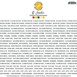 Mes P'tits Ciseaux - O JARDIN Etiquettes Blanches 