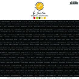 Mes P'tits Ciseaux - O JARDIN Etiquettes Noires