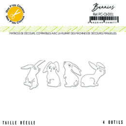 Dies Découpe Mes P'tits Ciseaux - O JARDIN - Bunnies